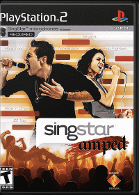 Singstar Amped Playstation 2  box art